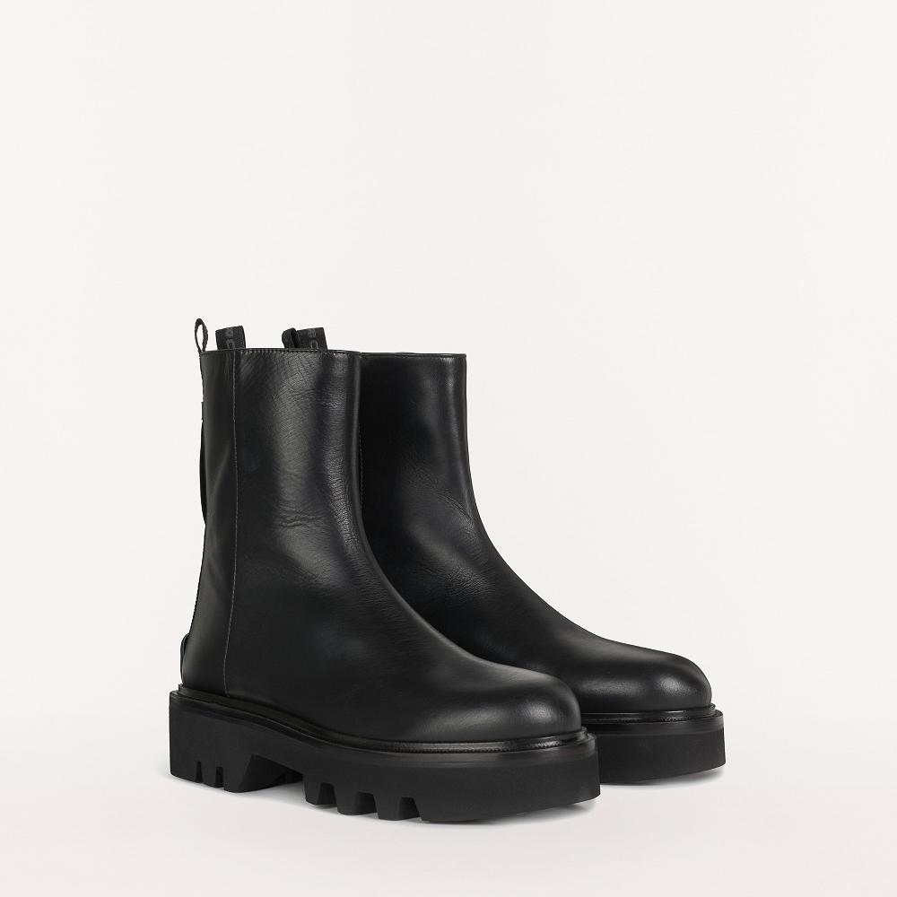 Furla Rita Boots Black Women South Africa JO3152684